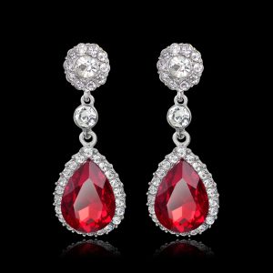 Fashion Elegant Crystal Drop Exquisite Earrings