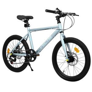 A20183 Kids Bike For 6-12 Years Old, 20 Inch Children's Bicycle For Boys Girls, 7-Speed Steel Frame, , Dual Disc Brakes, 20x1.75 Inch Tires Road Bike, 4 Color Options