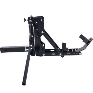 800LBS Motorcycle Trailer Hitch Scooter Hauler Mount Rack 2 Motorcycle Tow Carrier Receiver Heavy Duty Steel