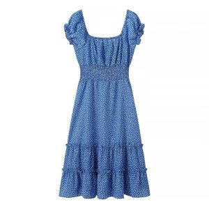 Women's Elegant And Fashionable Printed Midi Dress