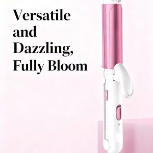 3-in-1 Hair Styling Tool, Can Straighten, Curl, And Create Waves, Ceramic Coating, Even Heating, Anti-scald Cool Tip, Built-in Safety Stand, 360-degree Rotating Power Cord, Power Indicator Light