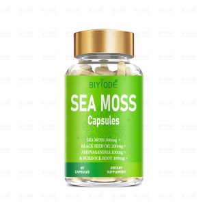 Ready Stock Sea Moss Supplement Capsules Factory Wholesale Seamoss Capsules