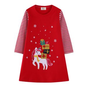 Children's Skirt Halloween Christmas Girl's Knitted Cotton