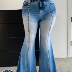 Women's Fashionable Low Waist Flared Jeans