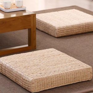 Japanese-style Rattan Futon Sofa Cushion