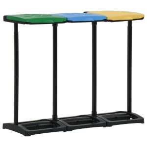 Garbage Bag Stand with Lid 240-330 L Multicolor PP
