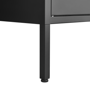 Metal Storage Locker Cabinet With Adjustable Shelves, Multipurpose Freestanding Organizer For Bedroom, Bathroom, Home Office