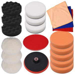 18-piece polishing sponge set 150 mm   14-piece polishing sponge set