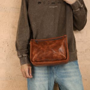 Men's Crossbody Bag Large Capacity Single Shoulder Bag High-end Casual Commuting Bag