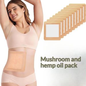 Flower-shaped Castor Oil Patch Self-adhesive Disposable Spunlace Fabric