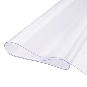 PVC Table Protector 24x48 Inch Clear Plastic Desk Protector 2.0mm Thick