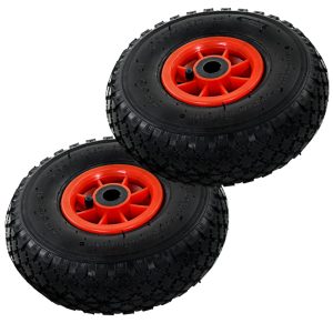 Sack Truck Wheels 2 pcs. Rubber 3.00-4 (245x82)