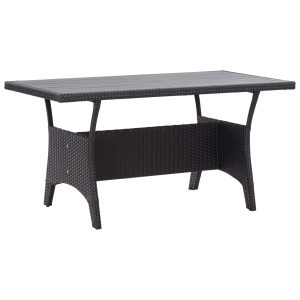 Garden Table 120x Poly Rattan