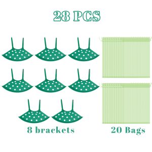 8Pcs Strawberry Plant Support With Bags