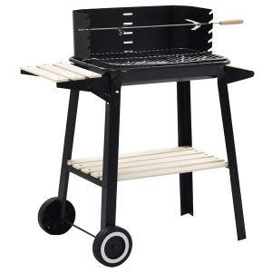 Charcoal Grill Stand Grill with Wheels