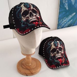 Peaked Cap Deep Top Hard Top Men's Cool Printed Hat Widened