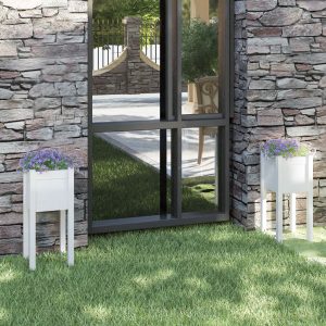 plant pots, 2 pieces, 31x solid pine wood