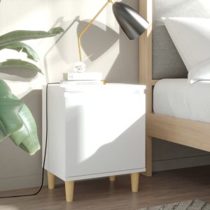 bedside table with solid wood legs 40x   bedside table with