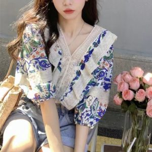 New Loose Design Niche Short-sleeved Top