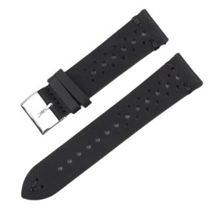 Retro Hand-rub Color Porous Breathable Color-changing Leather Leather Strap