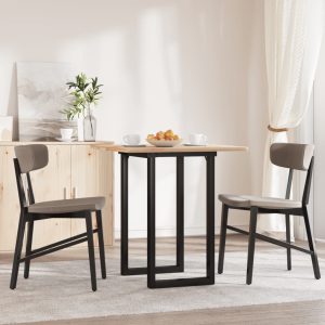 O-shaped dining table frame 60x50x73 cm steel