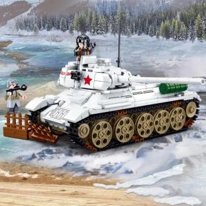 World War II Tank Military Boys Puzzle Building Block Toy
