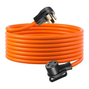 25 Ft Dryer Extension Cord 4-Prong NEMA 14-30P To 14-30R Dryer Cord 30A