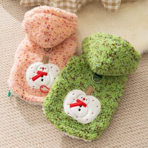 Autumn And Winter Korean Version New Dog Cute Cartoon Little Bear Sportswear And Cat Teddy Pet Clothing