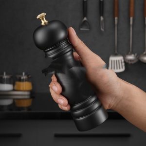 Black Pepper Mill Ceramic Core Manual Pepper Mill BBQ Seasoning Bottle