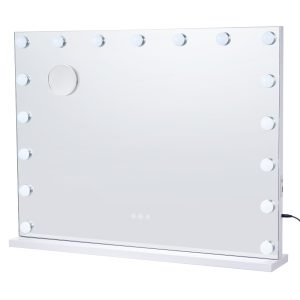Hollywood Vanity Mirror With Lights W/ USB Type C Desktop Wallmount 23.6in