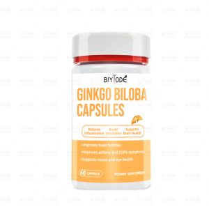 Jiabeikang Factory Wholesale OEM ODM Ginkgo Biloba Capsules Brain, Vision & Eye Health Herbal Supplement