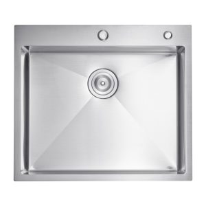 25' Kitchen Sink Top Mount Single Bowl Drop-In Basin Stainless Steel Bar