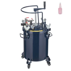 Spray Paint Pressure Pot Tank, 30L/8gal Air Paint Pressure Pot With Manual Mixing Agitator, Leak Repair Sealant For Industry Home Decor Architecture Construction Automotive Painting, 70PSI Max