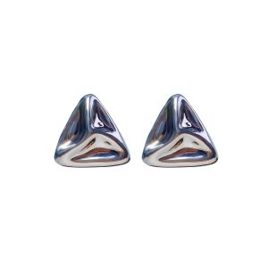 Elegant Casual Golden Triangle Earrings