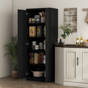 63" 2-Door Kitchen Pantry