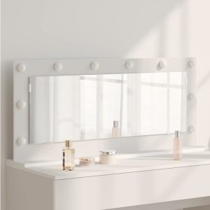 cosmetic mirror 100 x wood material and   cosmetic mirror