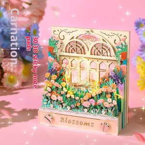 Three-dimensional Notepad Carnation Creative Craft Ornaments