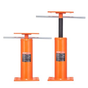 2PCS Adjustable Floor Jack Post House Floor Leveling Lift 30.5 Cm-40.6 Cm Height