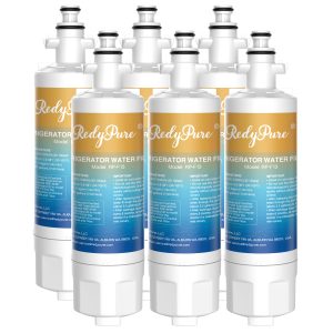 6 Pack Redypure Refrigerator Water Filter Replacement For LG LT700P, ADQ36006101,  ADQ36006102, LG 469690, LFX31935ST, RWF1200A, Kenmore 469690, 79572032110, RFC0700A