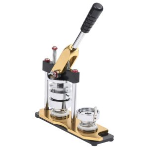Button Machine with Circle Cutter Rotary Punch 58 mm