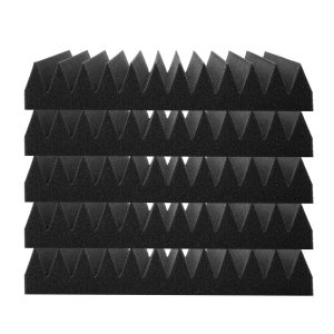 Acoustic Foam Panels, 50 Pack 12 X 12 X 2 Inches, High Density Soundproof Wall Panels,Fire-Resistant Acoustic Panels,Sound Dampening Absorbing Panels For Studio Wall And Ceiling,Black