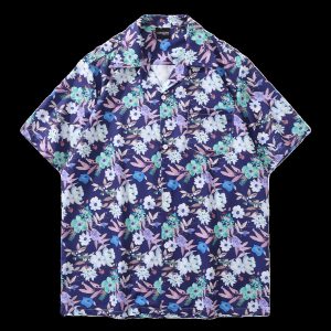 Unisex Loose Cool Couple Beach Shirts For Vacation