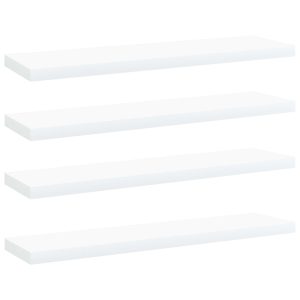 Bookshelf Boards, 4 pcs., 40x10x1.5 cm, Wood-based material,