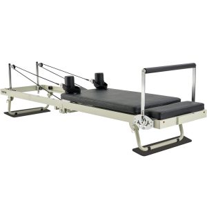 Foldable Pilates Reformer, Pilates Workout Machine For Home Gym Studio Use, Pilates Bed With Dual Resistance- Spring & Cord, Reformer Set For Advanced Users And Beginners, Up To 400 LBS