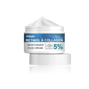 Wiyun Retinol Collagen Moisturizer Face Cream, Deep Moisturizing Long Lasting Hydrating Firming Moisturizing Whitening Skin Care Cream