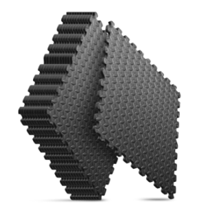 Interlocking Rubber Floor Tiles, Fitness MATS 1-2 Inch Thick, Floor Rubber MATS, Anti-slip