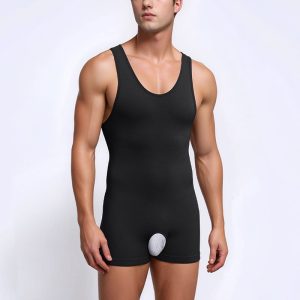 Men's Shaping Fitness Training Plus Size Waist-Tightening Brief Bodysuit