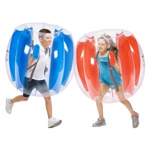 Inflatable Bumper Balls 2-Pack, 3FT/0.9M Body Sumo Zorb Balls For Kids & Teens, Durable PVC Human Hamster Bubble Balls For Outdoor Team Gaming Play, Bumper Bopper Toys For Playground, Yard, Park