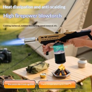 Flame Gun High-power Outdoor Camping Ignition Match Barbecue Tool