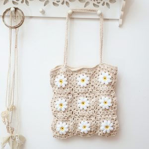 Hand-hooked Flower Casual Bag Single Shoulder Beach Bag